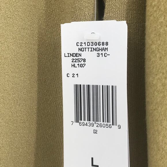 Jones New York 2 Pc Set Long Sleeve Shirt Open Jacket Wool Large Green NEW - Picture 10 of 11